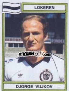 Sticker Djorge Vujkov - Football Belgium 1983-1984 - Panini