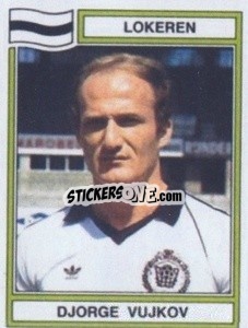 Figurina Djorge Vujkov - Football Belgium 1983-1984 - Panini