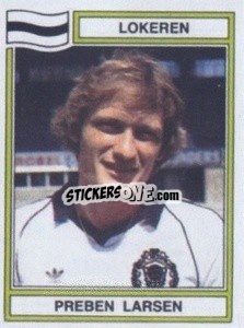Sticker Preben Larsen - Football Belgium 1983-1984 n. 217 - Panini