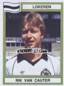 Cromo Rik van Cauten - Football Belgium 1983-1984 - Panini