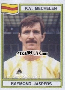 Sticker Raymond Jaspers - Football Belgium 1983-1984 - Panini