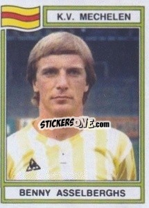 Sticker Benny Asselberghs - Football Belgium 1983-1984 - Panini