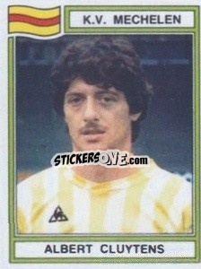 Cromo Albert Cluytens - Football Belgium 1983-1984 - Panini