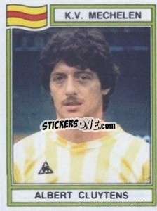 Figurina Albert Cluytens - Football Belgium 1983-1984 - Panini