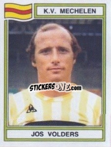 Figurina Jos Volders - Football Belgium 1983-1984 - Panini