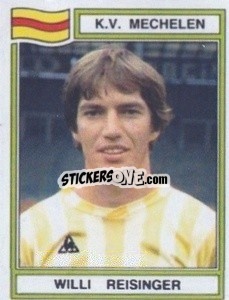 Sticker Willi Reisinger - Football Belgium 1983-1984 - Panini