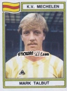 Sticker Mark Talbut - Football Belgium 1983-1984 - Panini