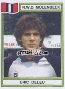 Sticker Eric Deleu - Football Belgium 1983-1984 - Panini