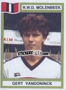 Cromo Gert Vandoninck - Football Belgium 1983-1984 - Panini
