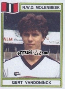 Sticker Gert Vandoninck - Football Belgium 1983-1984 n. 243 - Panini