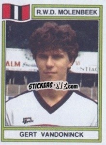 Figurina Gert Vandoninck - Football Belgium 1983-1984 - Panini