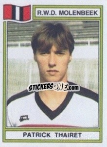Sticker Patrick Thairet - Football Belgium 1983-1984 - Panini