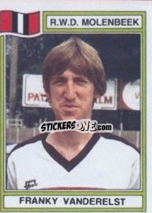 Sticker Franky vander Elst - Football Belgium 1983-1984 - Panini