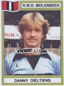 Sticker Danny Dieltiens - Football Belgium 1983-1984 n. 254 - Panini