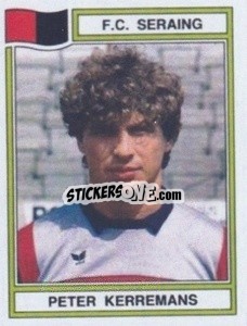 Sticker Peter Kerremans - Football Belgium 1983-1984 - Panini