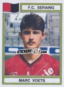 Sticker Marc Voets - Football Belgium 1983-1984 n. 260 - Panini