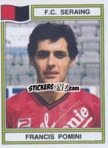 Cromo Francis Pomini - Football Belgium 1983-1984 - Panini