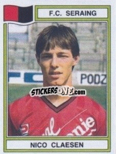 Sticker Nico Claesen - Football Belgium 1983-1984 n. 269 - Panini
