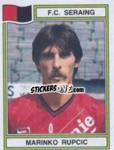 Sticker Marinko Rupcic - Football Belgium 1983-1984 - Panini