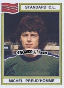 Sticker Michel Preud'Homme - Football Belgium 1983-1984 - Panini