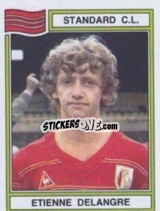 Sticker Etienne Delangre - Football Belgium 1983-1984 - Panini