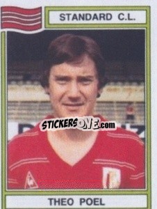Sticker Theo Poel - Football Belgium 1983-1984 - Panini