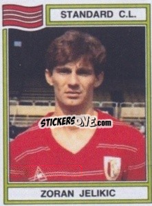 Cromo Zoran Jelikic - Football Belgium 1983-1984 - Panini