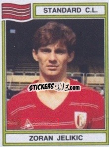 Figurina Zoran Jelikic - Football Belgium 1983-1984 - Panini