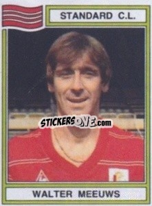 Cromo Walter Meeuws - Football Belgium 1983-1984 - Panini