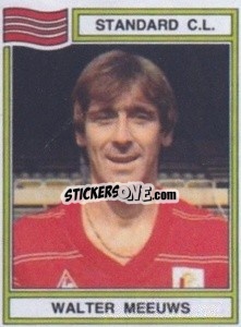 Figurina Walter Meeuws - Football Belgium 1983-1984 - Panini