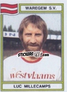 Sticker Luc Millecamps - Football Belgium 1983-1984 - Panini