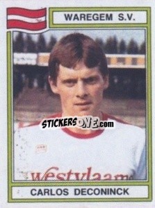 Sticker Carlos Deconinck - Football Belgium 1983-1984 - Panini