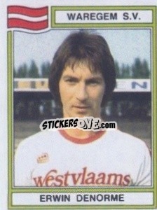 Sticker Erwin Denorme - Football Belgium 1983-1984 n. 298 - Panini