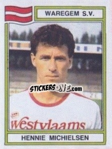 Figurina Hennie Michielsen - Football Belgium 1983-1984 - Panini