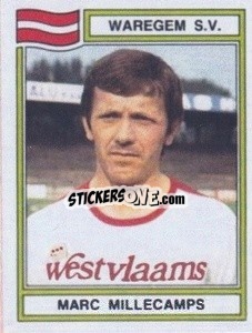 Sticker Marc Millecamps - Football Belgium 1983-1984 - Panini