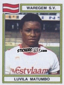 Sticker Luvila Matumbo - Football Belgium 1983-1984 - Panini