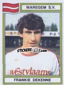 Sticker Frankie Dekenne - Football Belgium 1983-1984 - Panini