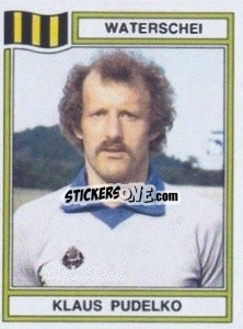 Sticker Klaus Pudelko - Football Belgium 1983-1984 - Panini