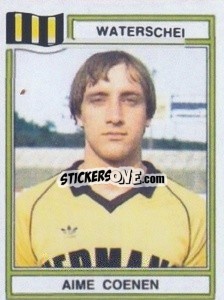 Cromo Aime Coenen - Football Belgium 1983-1984 - Panini