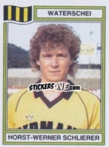 Sticker Horst-Werner Schlierer - Football Belgium 1983-1984 - Panini