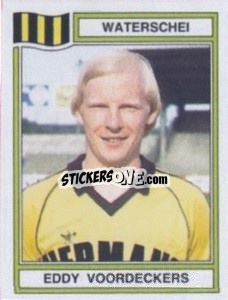 Cromo Eddy Voordeckers - Football Belgium 1983-1984 - Panini