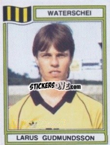 Sticker Larus Gudmundsson - Football Belgium 1983-1984 - Panini