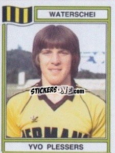 Sticker Yvo Plessers - Football Belgium 1983-1984 - Panini