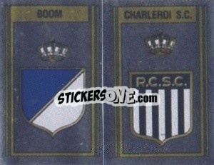 Sticker Badge Boom / Badge Charleroi S.C. - Football Belgium 1983-1984 n. 344 - Panini