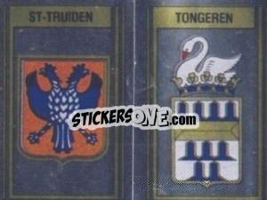 Figurina Badge St-Truiden / Badge Tongeren - Football Belgium 1983-1984 - Panini