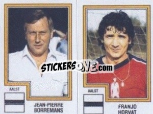 Sticker Jean-Pierre Borremans / Franjo Horvat - Football Belgium 1983-1984 - Panini