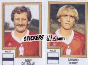 Figurina Eddy de Bolle / Gerard Deroy - Football Belgium 1983-1984 - Panini