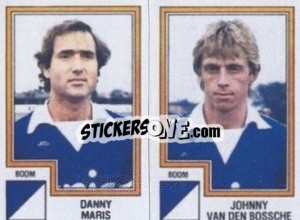 Figurina Danny Maris / Johnny van den Bossche - Football Belgium 1983-1984 - Panini