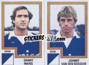 Sticker Danny Maris / Johnny van den Bossche - Football Belgium 1983-1984 n. 366 - Panini