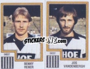 Sticker Benny Rener / Jos Vandenbergh - Football Belgium 1983-1984 - Panini